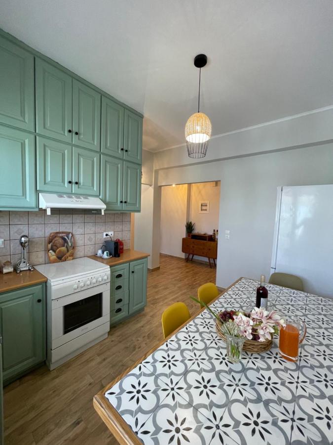 Cosy Apartment With Sea View Close To The Beach Nikiana Exterior foto
